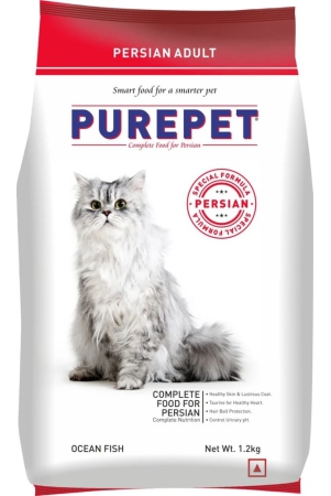 Purepet Persian Ocean Fish Fish Dry Adult Cat Food, 1.2 Kg