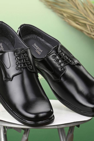 Leeport - Black Mens Formal Shoes - 11