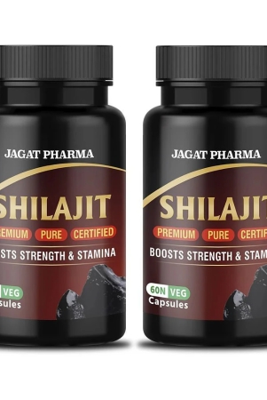 JAGAT PHARMA Shilajit Capsule 120 no.s