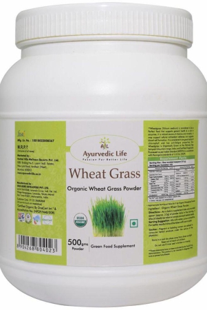 Ayurvedic Life Wheatgrass Powder 500 gm Pack Of 1