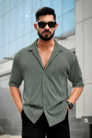 clafoutis-polyester-regular-fit-self-design-half-sleeves-mens-casual-shirt-sea-green-pack-of-1-none