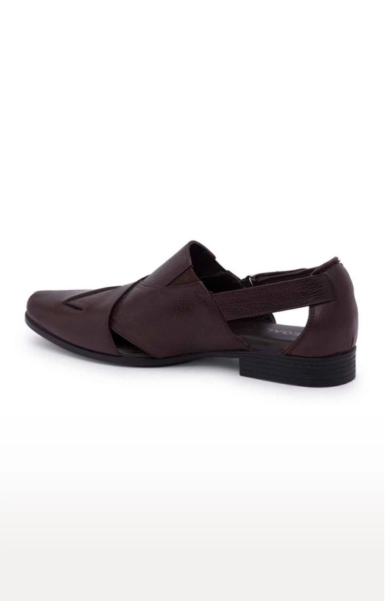 REGAL BROWN MEN LEATHER FORMAL SLIP-ONS