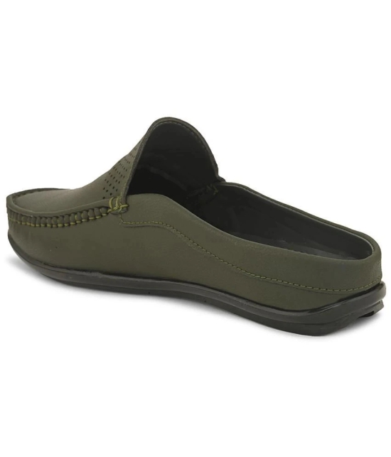 Sir Corbett Olive Mens Slip on - 7