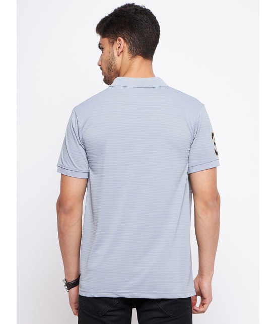 MXN - Grey Cotton Regular Fit Mens Polo T Shirt ( Pack of 1 ) - None