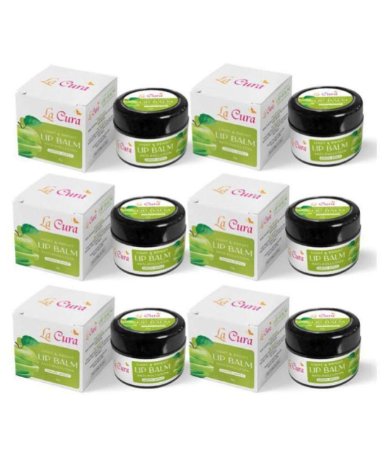 La Cura Herbal Light & Bright Anti-Pollution Lip Balm | Pack of 6