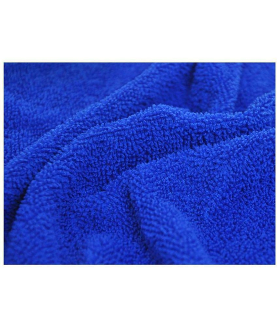 INGENS - Blue Microfiber Cloth For Automobile ( Pack of 4 )