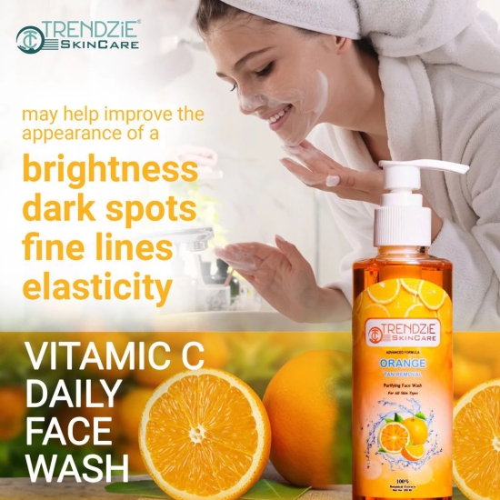 Orange With Vitamin C  Tan Removal Purifying Face Wash