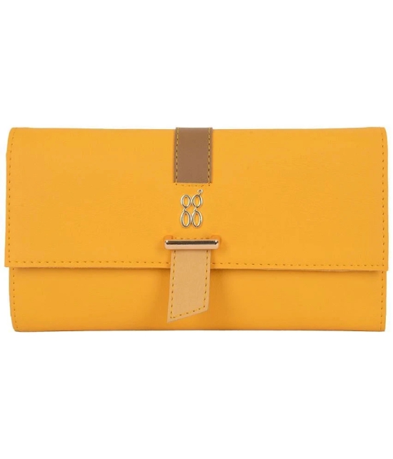 Baggit PU Yellow Womens Regular Wallet ( Pack of 1 ) - Yellow