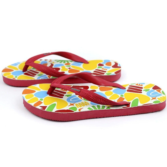 TwistedGeo Red Flip-Flops (Men)