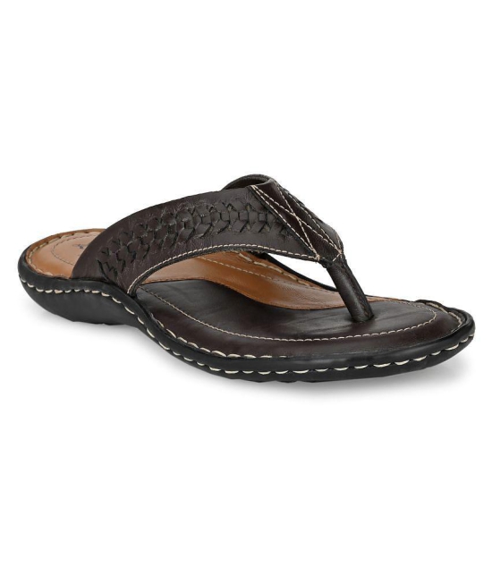 SHENCES Brown Flip Flops - 7