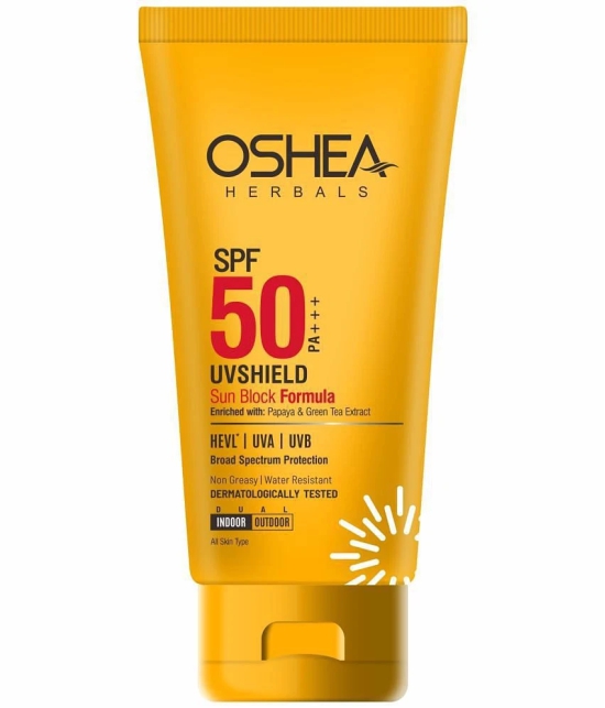 Oshea Herbals Spf 50 Pa+++ UV Shield Sun Block Formula 60Grams