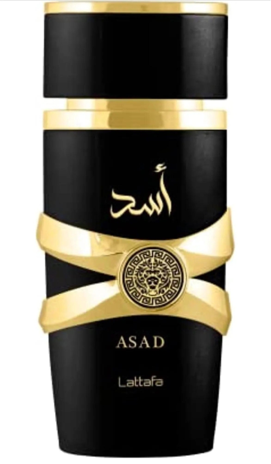 Lattafa Imported Long Lasting Luxury Perfume Spray Asad Premium Refreshing Oud and Musk Fragrances Eau De Parfum 100 ml Perfume for Unisex Set