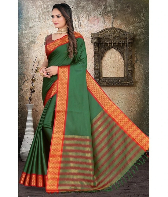 LEELAVATI - Multicolor Silk Saree With Blouse Piece ( Pack of 1 ) - Multicolor