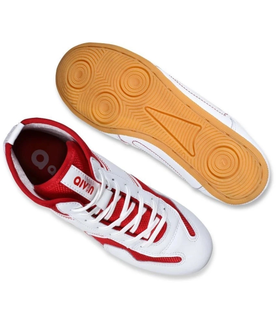 Aivin Pro Kabaddi League Red Mens Sports Running Shoes - None