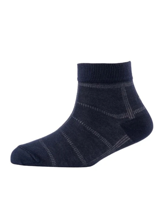 Men Pack Of 2 Patterned Cotton Ankle Length Socks