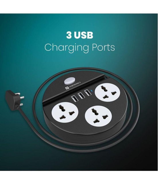 Portronics - USB 1.2A Charging Dock - Black