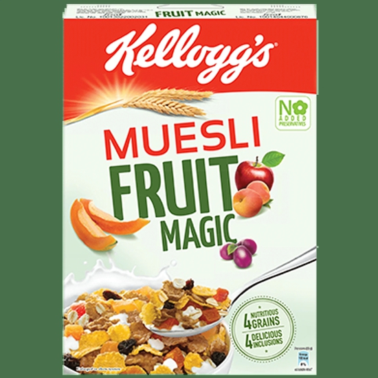 Kelloggs Muesli Fruit Magic, 500 G Carton