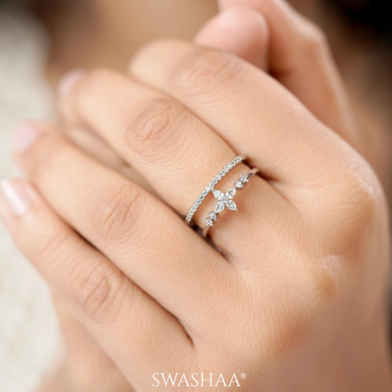 Parisha Silver Ring-Silver