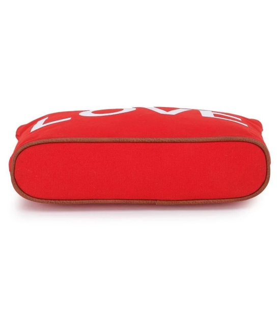 Anekaant Opus Canvas Red Pouch