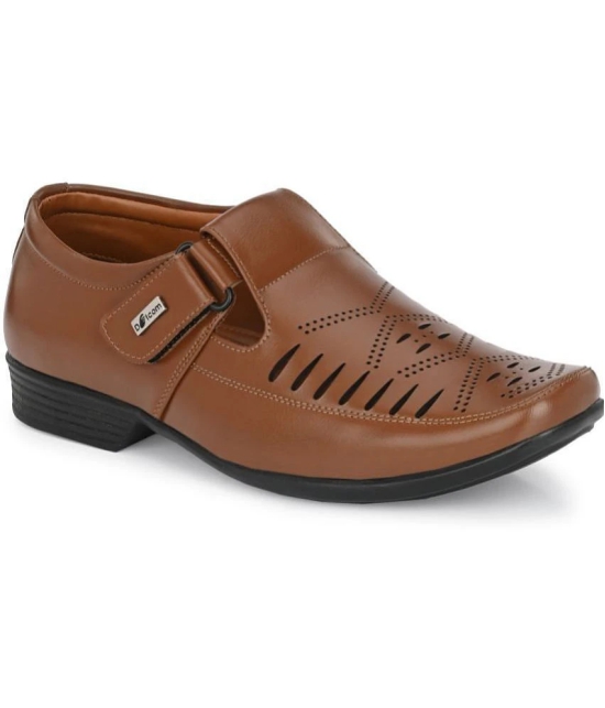 Action - Brown Mens Sandals - None