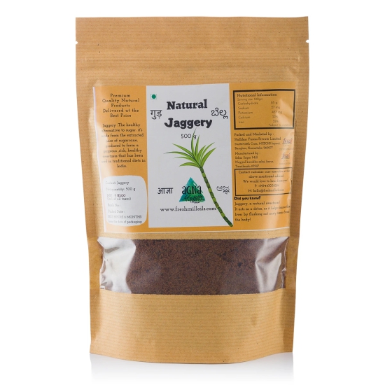 Vacuum Evaporated Natural Jaggery 500g