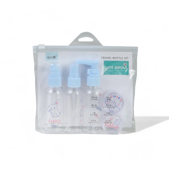 Cute Travel Bottle Set-Blue