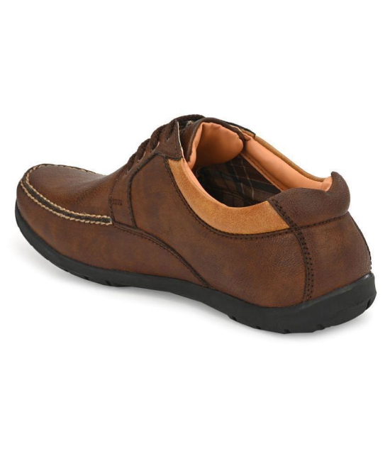 Fentacia Sneakers Brown Casual Shoes - 10