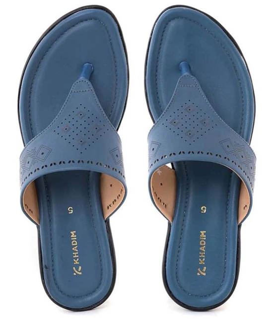 KHADIM Blue Womens Flats - None