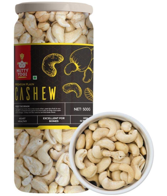 Nutty Yogi Plain Cashews 500 gm