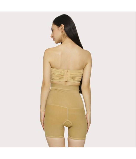 SELETA - Beige Shapewear Cotton Women's Tummy Tucker ( Pack of 1 ) - None