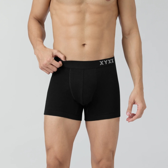 Pace Cotton Rib Trunks Black Knight S