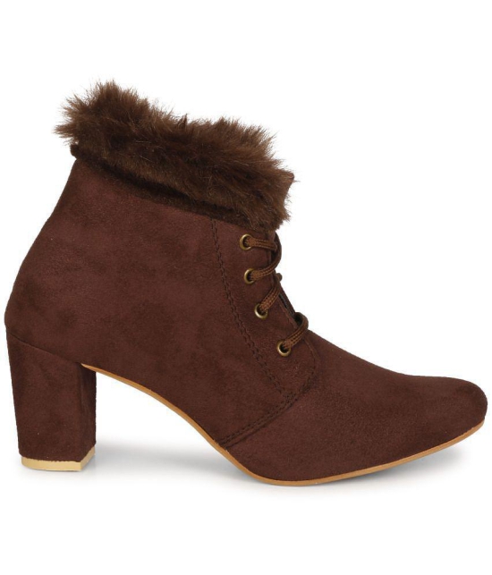 Commander - Brown Women''s Ankle Length Boots - None