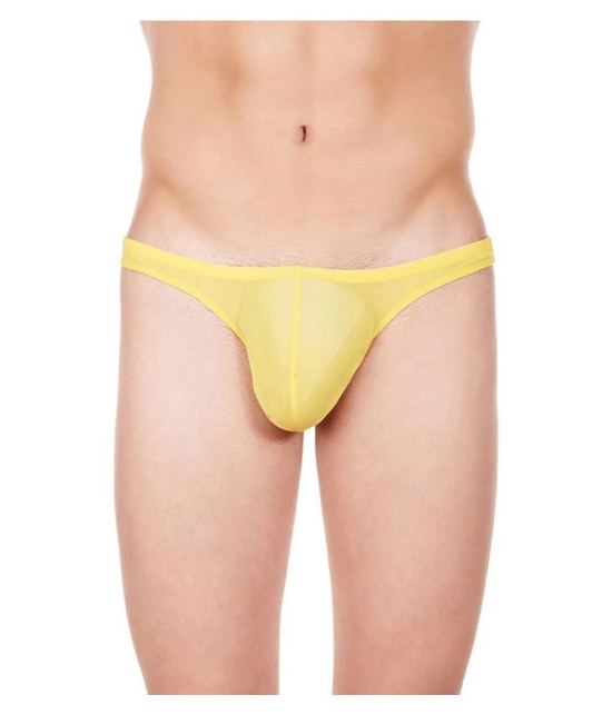 La Intimo Nylon Mens Trunks ( Yellow ) - S