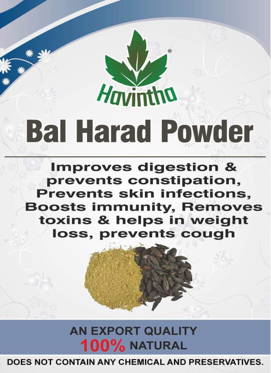 Havintha Bal Harad Powder for improves digestion and prevents skin infections - 227 Grams