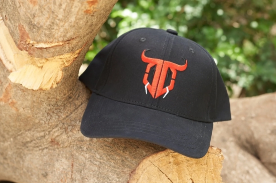 Go Devil Logo Printed Black Cap