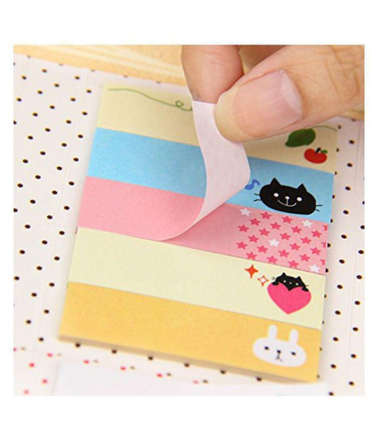 iDream 180 Pages Sticker Mini Animal Sticky Notes Four Fold Memo Pad School Stationery Supplies