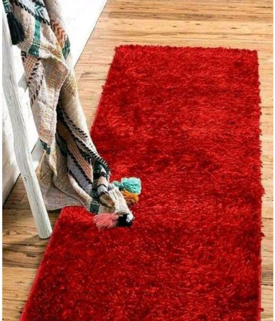 Abhikram Red Runner Single Microfibre Others Other Sizes Ft - None