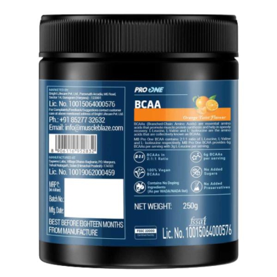 MuscleBlaze BCAA Pro One powder 250 Gms