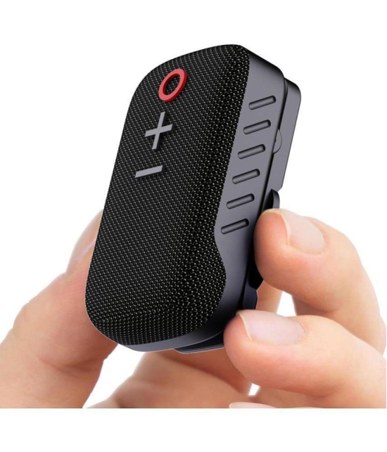 Portronics Talk Three 2 W Bluetooth Speaker Bluetooth V 5.3 with Call function Playback Time 10 hrs Black - Black