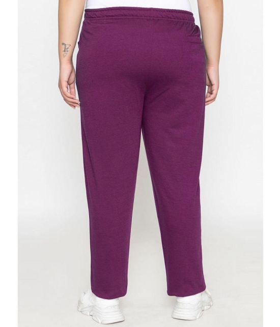 YHA - Purple Fleece Womens Running Trackpants ( Pack of 1 ) - None