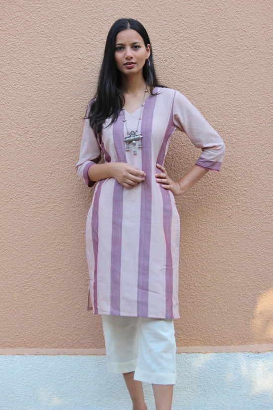 Mauve Kurta-XS