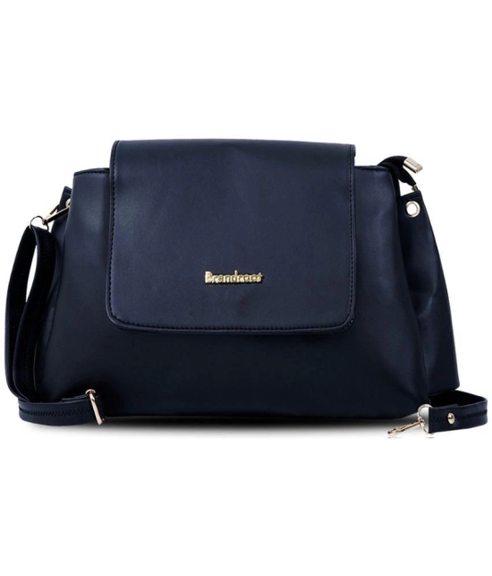 Brandroot - Black PU Sling Bag - Black