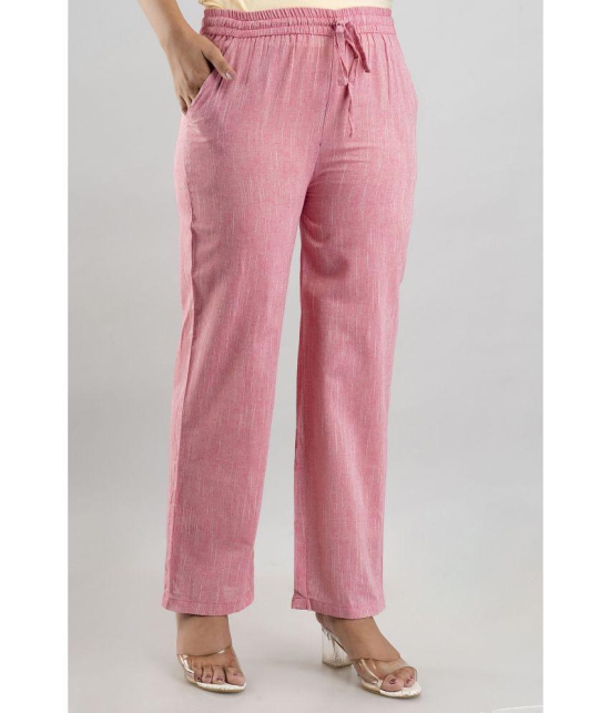 MAUKA - Pink Cotton Womens Palazzo ( Pack of 1 ) - None