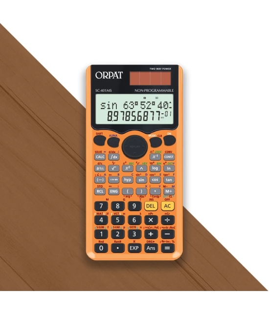 Orpat Scientific Desktop Calculators SC-401 MS TENGERINE