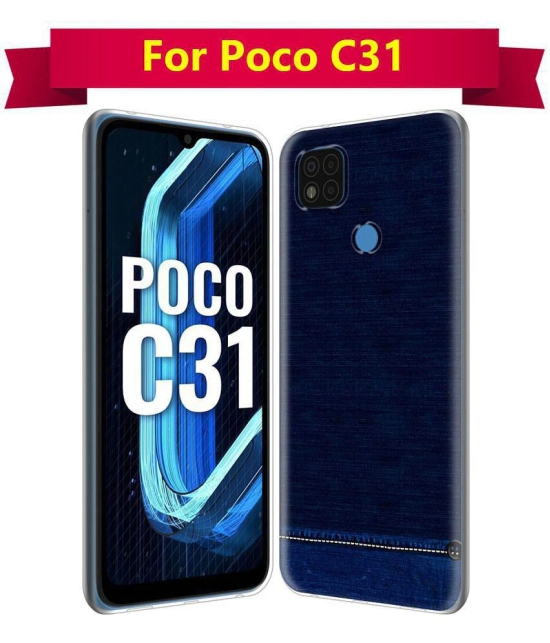 NBOX Printed Cover For Poco C31 Premium look case