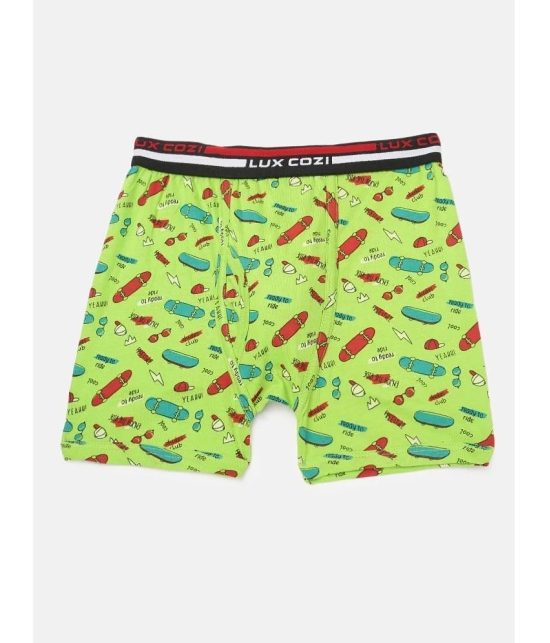 Lux Cozi - Multicolor Cotton Boys Trunks ( Pack of 6 ) - None