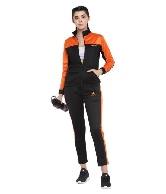 OFF LIMITS Black Polyester Color Blocking Tracksuit - M