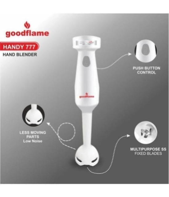 GOODFLAME White Hand Blender-777 250 Hand Blender Without Chopper