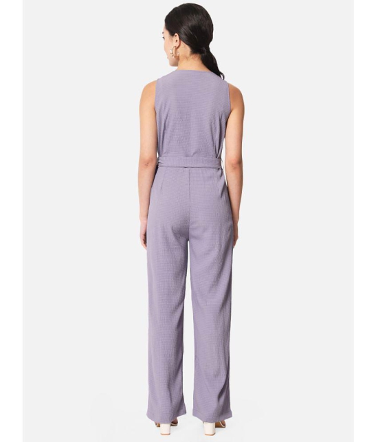 ALL WAYS YOU - Purple Crepe Regular Fit Womens Jumpsuit ( Pack of 1 ) - None