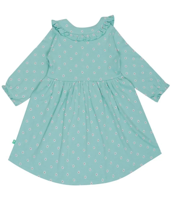 Juscubs Pack of 1 Baby Girls Cotton Dress ( Blue ) - None